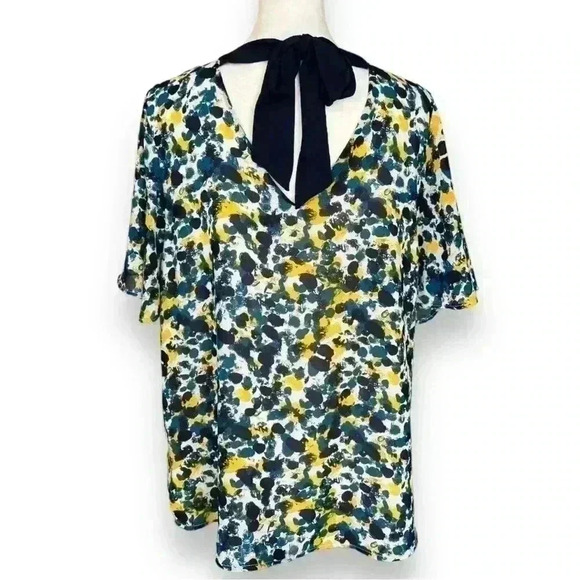 H&M size 12 blouse with tie on back - Picture 3 of 7